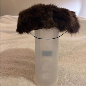 Brown Faux Fur Headband